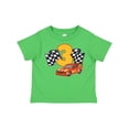 thumbnail image 1 of Inktastic Number Three Race Car Boys or Girls Toddler T-Shirt, 1 of 5