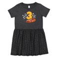 thumbnail image 1 of Inktastic Number Three Race Car Girls Toddler Dress, 1 of 5