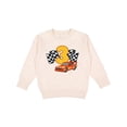 thumbnail image 1 of Inktastic Number Three Race Car Toddler Sweatshirt, 1 of 4