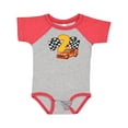 thumbnail image 1 of Inktastic Number Two Race Car Boys or Girls Baby Bodysuit, 1 of 5