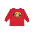 thumbnail image 1 of Inktastic Number Two Race Car Boys or Girls Long Sleeve Toddler T-Shirt, 1 of 5