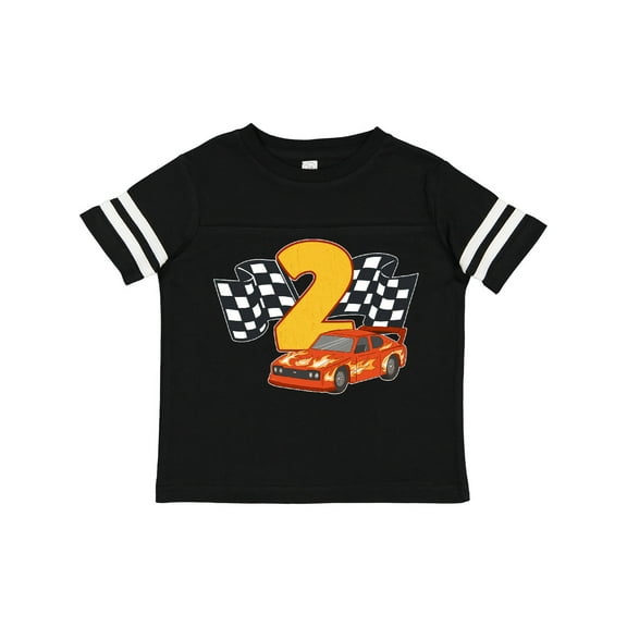Inktastic Number Two Race Car Boys or Girls Toddler T-Shirt