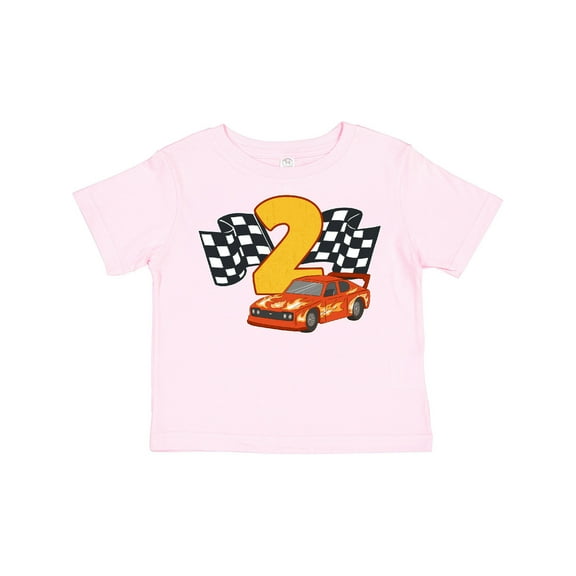 Inktastic Number Two Race Car Boys or Girls Toddler T-Shirt