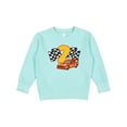 thumbnail image 1 of Inktastic Number Two Race Car Toddler Sweatshirt, 1 of 4