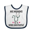 thumbnail image 1 of Inktastic Nurse Anesthetist Mom Nursing Boys or Girls Baby Bib, 1 of 4