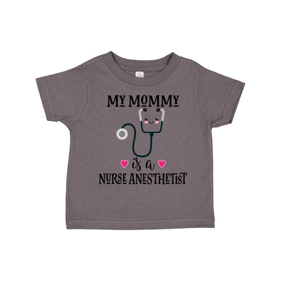 Inktastic Nurse Anesthetist Mom Nursing Boys or Girls Toddler T-Shirt