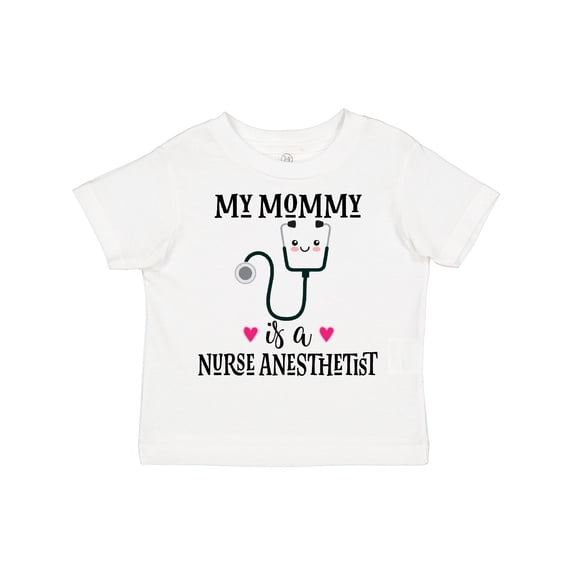 Inktastic Nurse Anesthetist Mom Nursing Boys or Girls Toddler T-Shirt