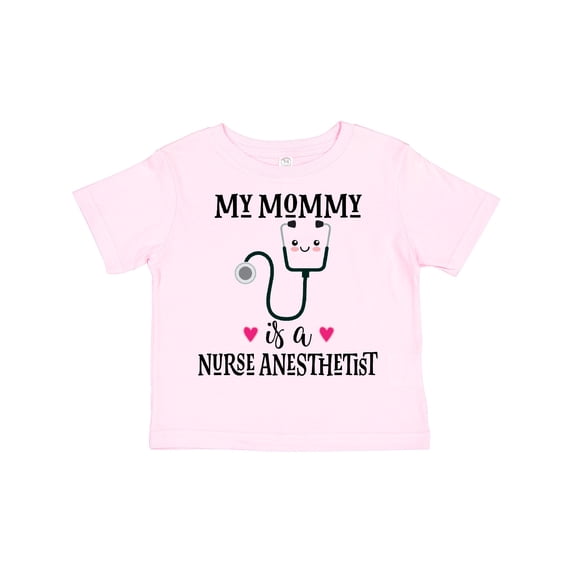 Inktastic Nurse Anesthetist Mom Nursing Boys or Girls Toddler T-Shirt