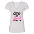 thumbnail image 1 of Inktastic Nurse Appreciation Cute Women's V-Neck T-Shirt, 1 of 5