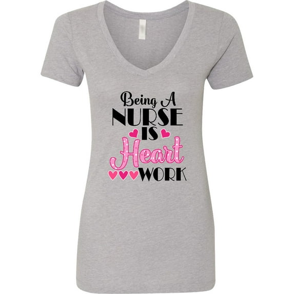 Inktastic Nurse Appreciation Cute Women's V-Neck T-Shirt