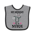 thumbnail image 1 of Inktastic Nurse Mom Kids Nursing Girls Baby Bib, 1 of 4