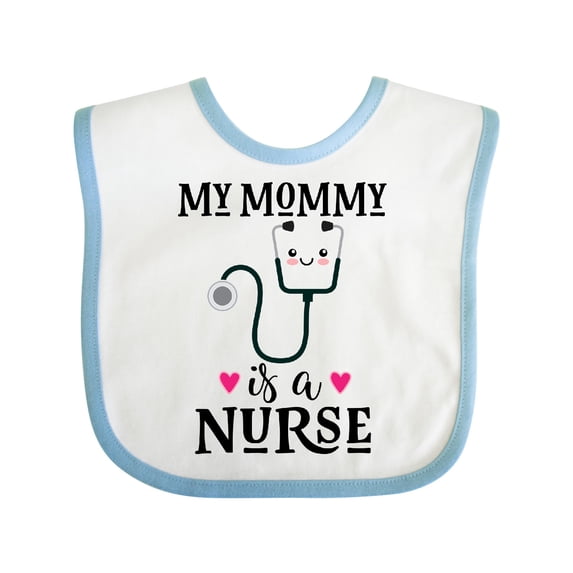 Inktastic Nurse Mom Kids Nursing Girls Baby Bib