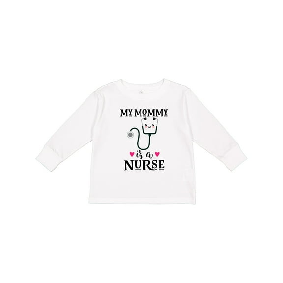Inktastic Nurse Mom Kids Nursing Girls Long Sleeve Toddler T-Shirt