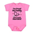 thumbnail image 1 of Inktastic Nurse Mommy Daddy Can't Resist Nurses Girls Baby Bodysuit, 1 of 5