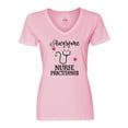 thumbnail image 1 of Inktastic Nurse Practitioner LNP Gift Women's V-Neck T-Shirt, 1 of 5