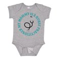 thumbnail image 1 of Inktastic Nurse Practitioner Mommy Childs Boys or Girls Baby Bodysuit, 1 of 5