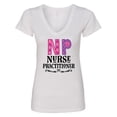 thumbnail image 1 of Inktastic Nurse Practitioner Np Appreciation Women's V-Neck T-Shirt, 1 of 5