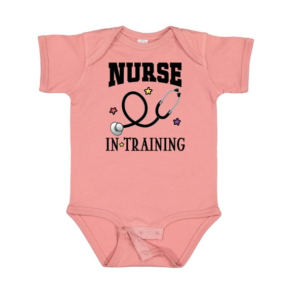 Inktastic Nurse in Training Nursing Girls Baby Bodysuit