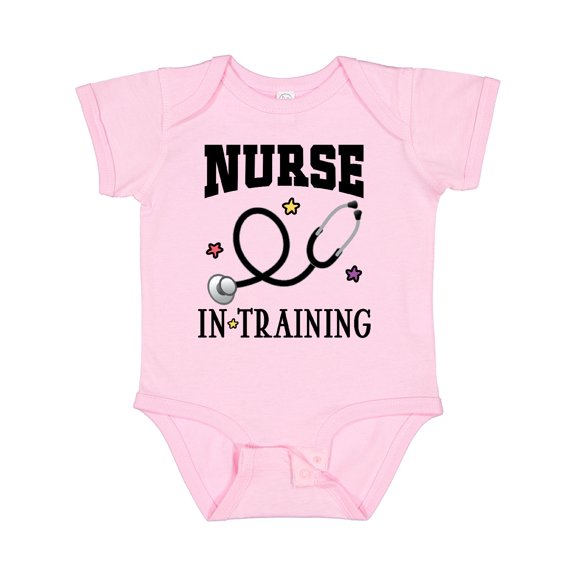 Inktastic Nurse in Training Nursing Girls Baby Bodysuit