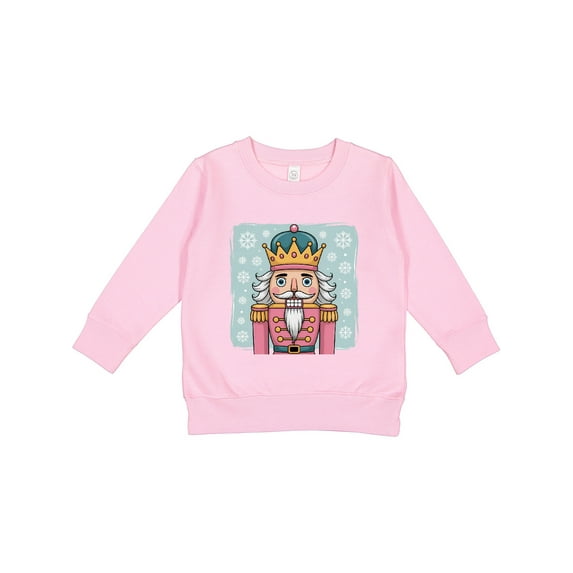 Inktastic Nutcracker Christmas Blue Crown Toddler Sweatshirt