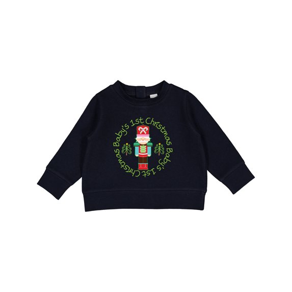 Inktastic Nutcracker First Christmas Babys 1st Baby Sweatshirt