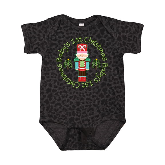 Inktastic Nutcracker First Christmas Babys 1st Boys or Girls Baby Bodysuit