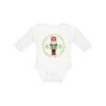 thumbnail image 1 of Inktastic Nutcracker First Christmas Babys 1st Boys or Girls Long Sleeve Baby Bodysuit, 1 of 5