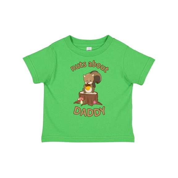 Inktastic Nuts About Daddy Boys or Girls Toddler T-Shirt