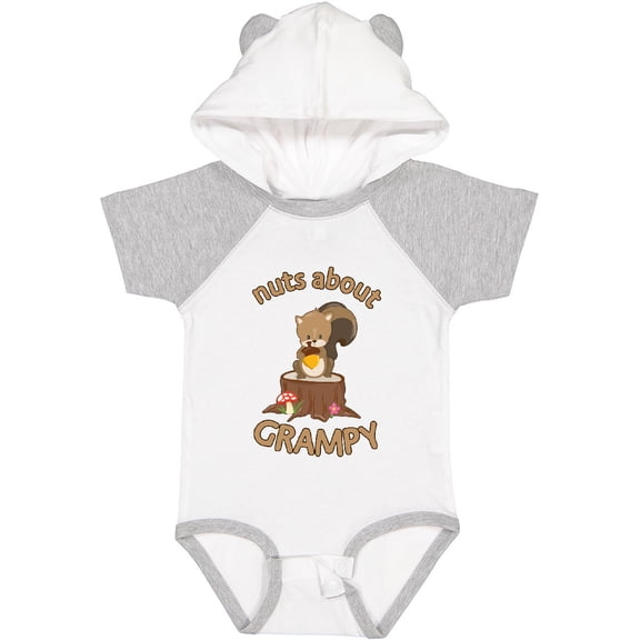 Inktastic Nuts About Grampy Boys or Girls Baby Bodysuit