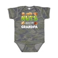 thumbnail image 1 of Inktastic Nuts About My Grandpa Peanut, Almond, Pistachio Boys or Girls Baby Bodysuit, 1 of 5