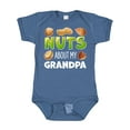 thumbnail image 1 of Inktastic Nuts About My Grandpa Peanut, Almond, Pistachio Boys or Girls Baby Bodysuit, 1 of 5