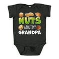 thumbnail image 1 of Inktastic Nuts About My Grandpa Peanut, Almond, Pistachio Boys or Girls Baby Bodysuit, 1 of 5
