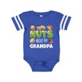thumbnail image 1 of Inktastic Nuts About My Grandpa Peanut, Almond, Pistachio Boys or Girls Baby Bodysuit, 1 of 5