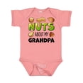 thumbnail image 1 of Inktastic Nuts About My Grandpa Peanut, Almond, Pistachio Boys or Girls Baby Bodysuit, 1 of 5