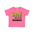 thumbnail image 1 of Inktastic Nuts About My Grandpa Peanut, Almond, Pistachio Boys or Girls Baby T-Shirt, 1 of 5