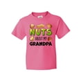 thumbnail image 1 of Inktastic Nuts About My Grandpa Peanut, Almond, Pistachio Youth T-Shirt, 1 of 5