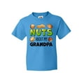 thumbnail image 1 of Inktastic Nuts About My Grandpa Peanut, Almond, Pistachio Youth T-Shirt, 1 of 5