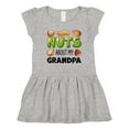 thumbnail image 1 of Inktastic Nuts About My Grandpa Peanut, Almond, Pistachio Girls Toddler Dress, 1 of 5