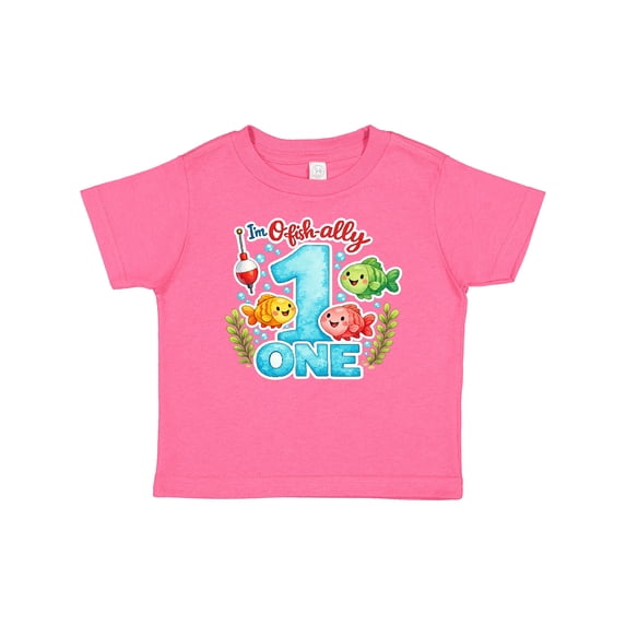 Inktastic O-fish-ally One 1st Birthday Boys or Girls Baby T-Shirt