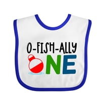 Inktastic O-fish-ally One Boys or Girls Baby Bib