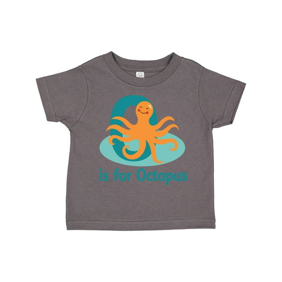 Inktastic O is for Octopus Monogram Boys or Girls Toddler T-Shirt