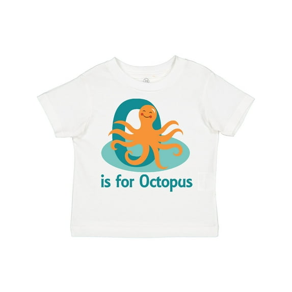 Inktastic O is for Octopus Monogram Boys or Girls Toddler T-Shirt