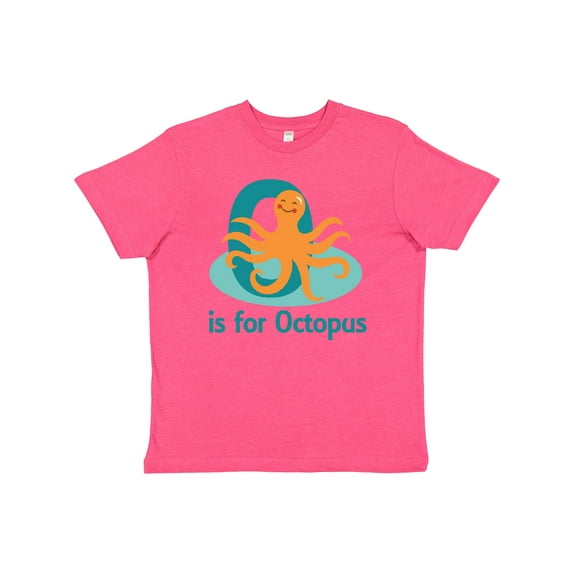 Inktastic O is for Octopus monogram Youth T-Shirt