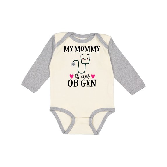 Inktastic OB GYN Mom Baby Gift Girls Long Sleeve Baby Bodysuit