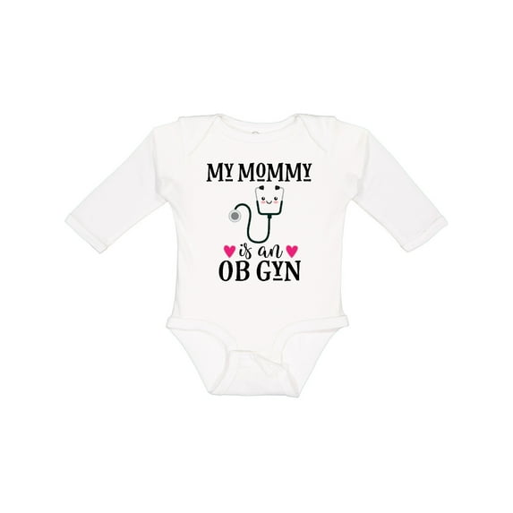 Inktastic OB GYN Mom Baby Gift Girls Long Sleeve Baby Bodysuit