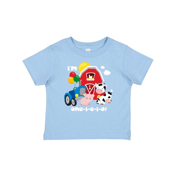 Inktastic One-i-e-i-o 1st Birthday Boys or Girls Baby T-Shirt