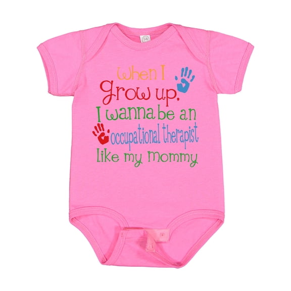 Inktastic Occupational Therapist Like Mommy Boys or Girls Baby Bodysuit