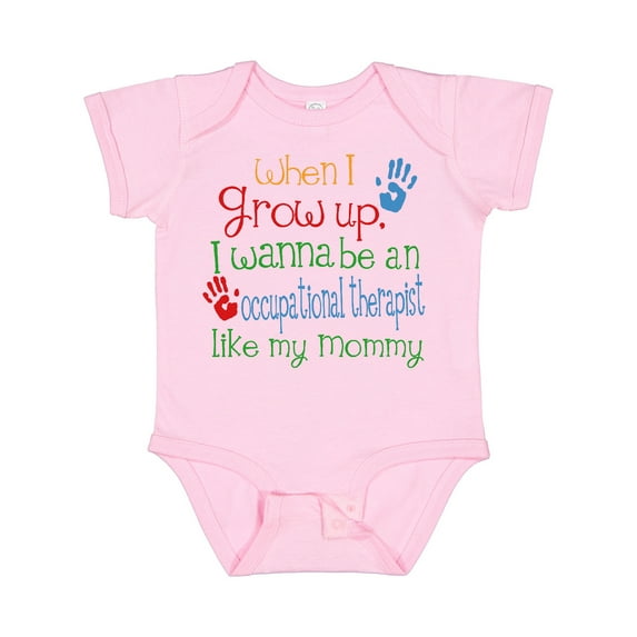 Inktastic Occupational Therapist Like Mommy Boys or Girls Baby Bodysuit