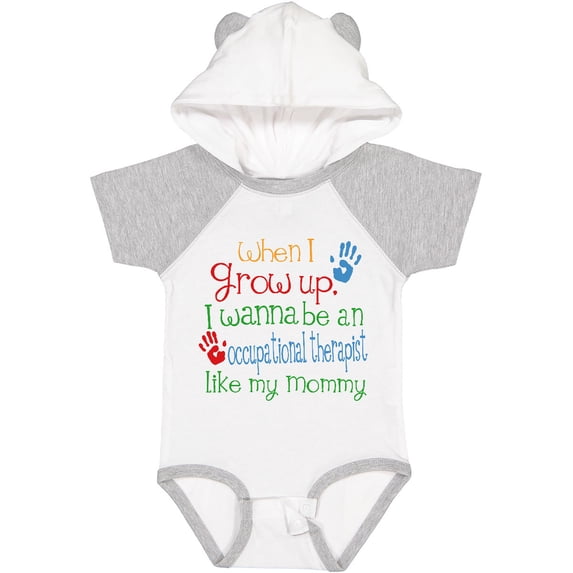 Inktastic Occupational Therapist Like Mommy Boys or Girls Baby Bodysuit