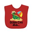 thumbnail image 1 of Inktastic Ocean City Maryland Boys or Girls Baby Bib, 1 of 4